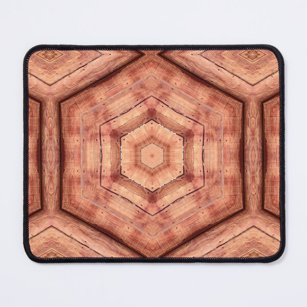 Item preview, Trompe L'Oeil - Wood Marquetry Hexagon designed and sold by AlteredAtelier.