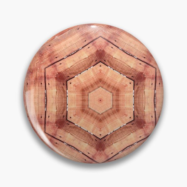 Artikelvorschau, Trompe L'Oeil - Sechseckig mit Intarsien aus Holz entworfen und verkauft von AlteredAtelier.