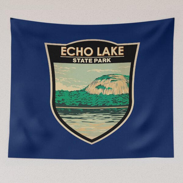 Item preview, Echo Lake State Park New Hampshire Badge designed and sold by KrisSidDesigns.
