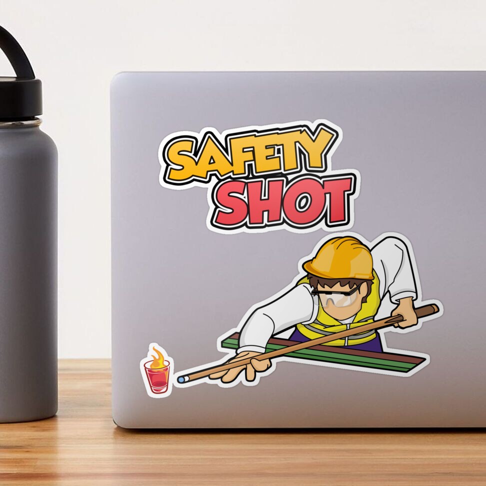 Super Flame Safety Shot Sticker for Sale by NIEKTRAVELS