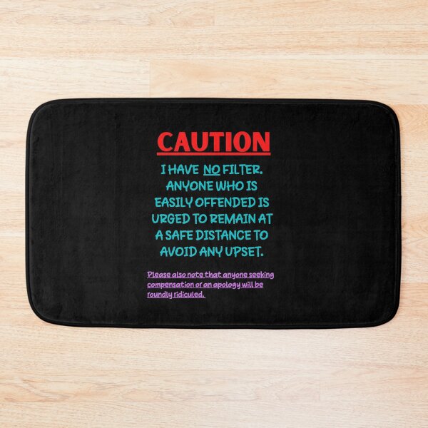 Item preview, CAUTION I have no filter. designed and sold by Scribblehound.