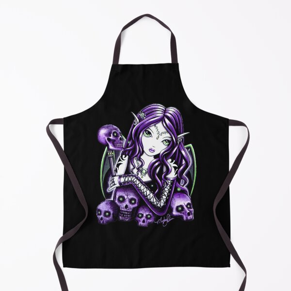 Item preview, Belladonna Gothic Purple Skull Fairy designed and sold by Myka Jelina.