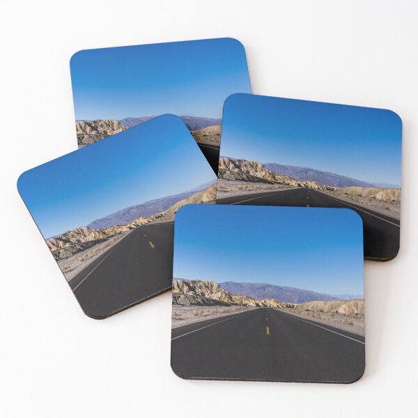 Item preview, Long, straight, black road in California's Death Valley designed and sold by OrcaNature.