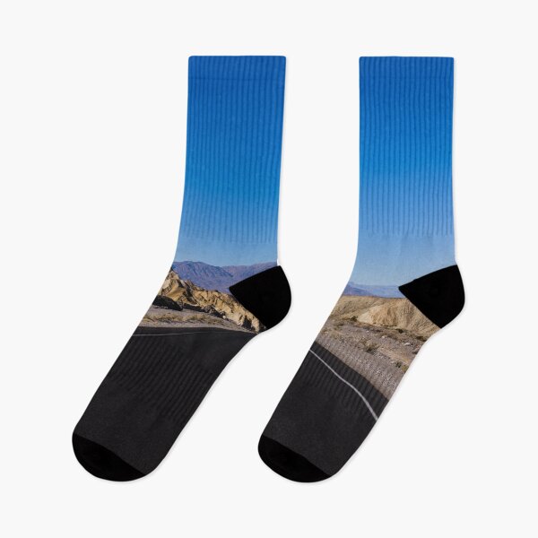 Item preview, Long, straight, black road in California's Death Valley designed and sold by OrcaNature.