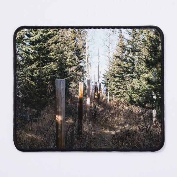 Item preview, Old fence line in the woods. designed and sold by CanadianWild418.