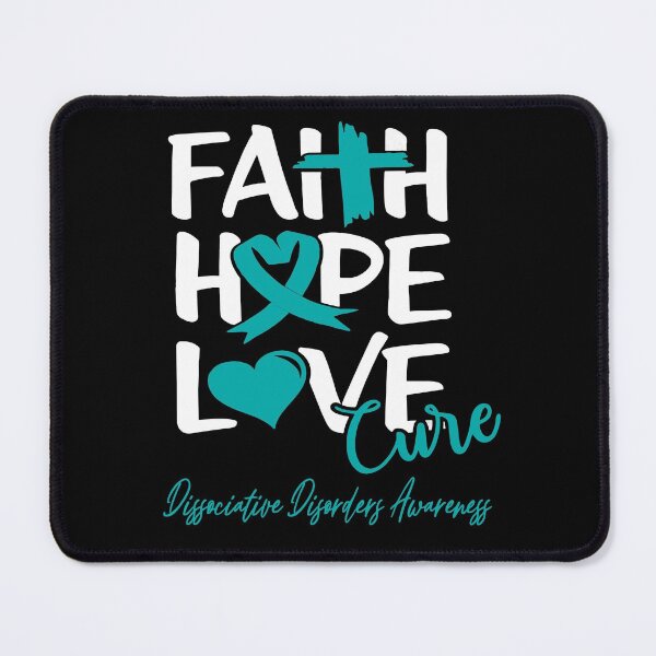 Item preview, Faith Hope Love Cure Dissociative Disorders Awareness designed and sold by Grooffos.