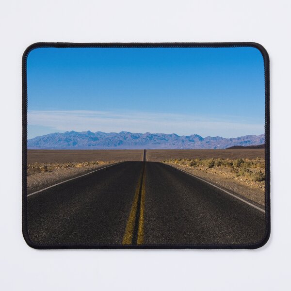 Item preview, Long, straight, black road in California's Death Valley designed and sold by OrcaNature.