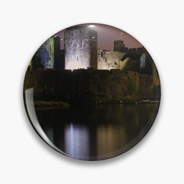 Item preview, Caerphilly Castle at Night designed and sold by carrizizi.