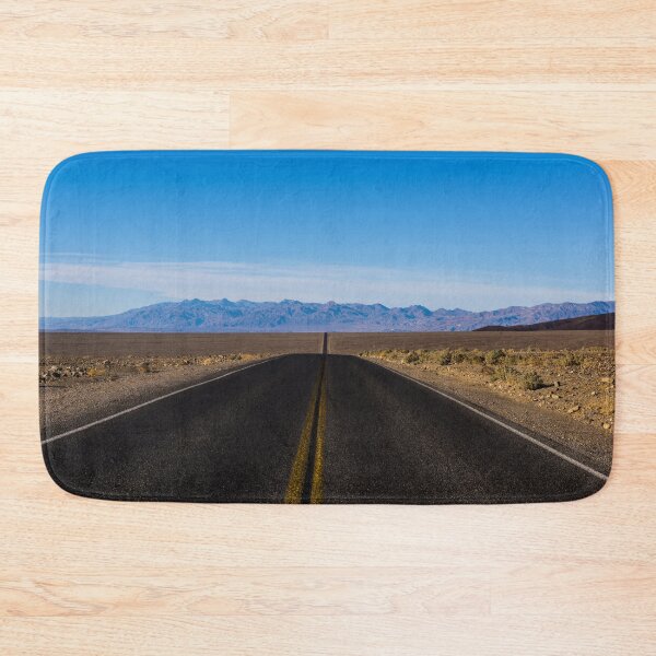 Item preview, Long, straight, black road in California's Death Valley designed and sold by OrcaNature.