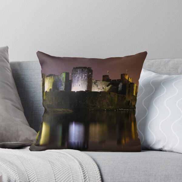 Item preview, Caerphilly Castle at Night designed and sold by carrizizi.