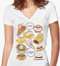 221b Bakery Street Women's Fitted V-Neck T-Shirt