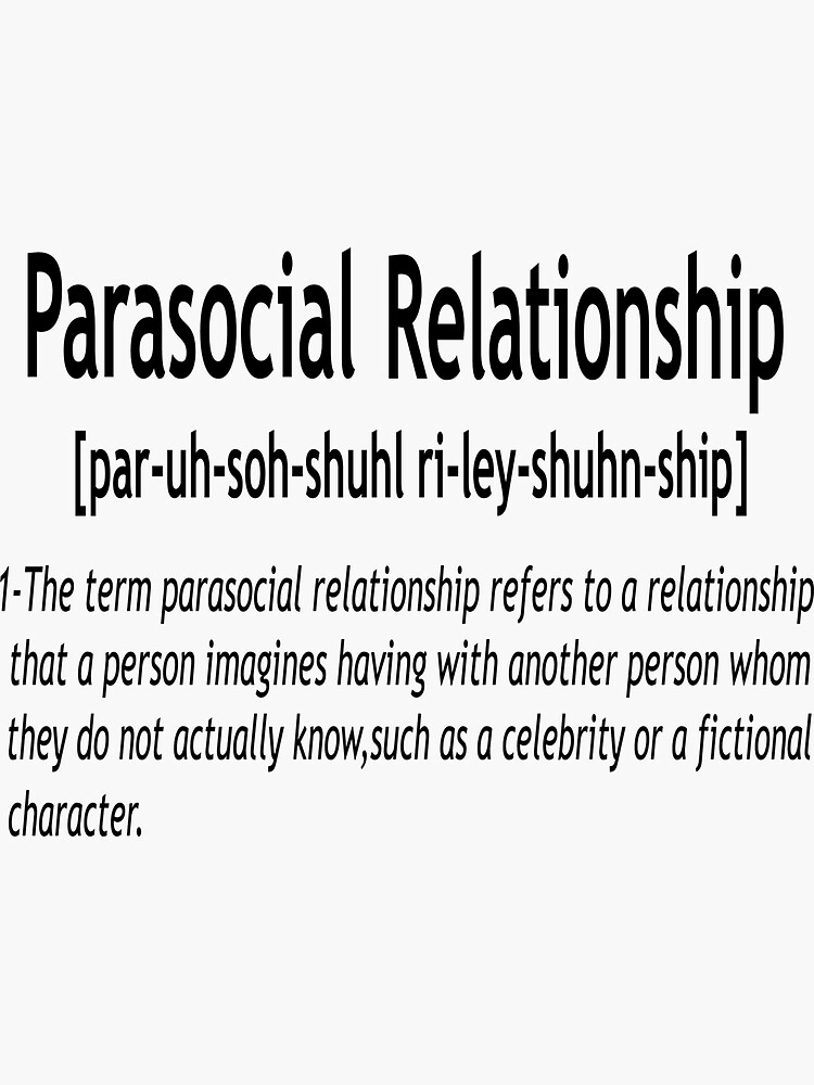 parasocial relationship, Meaning & Origin