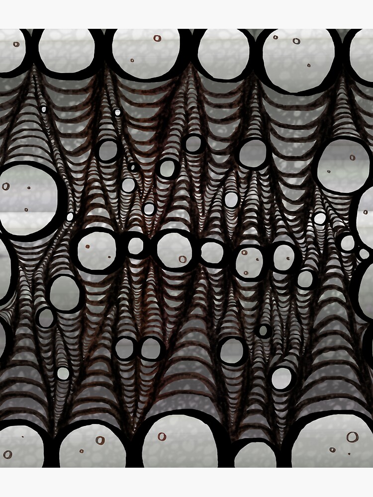Thumbnail 3 of 3, Sticker, Abstract Circles Chrome designed and sold by BlazeraptorGirl.