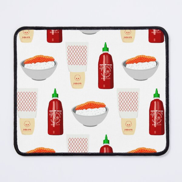 Item preview, Salmon rice bowl, sriracha and Japanese mayonnaise designed and sold by Briaking.
