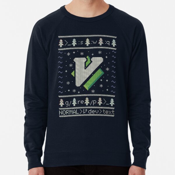 Item preview, Vim Christmas Sweater designed and sold by astrellon.
