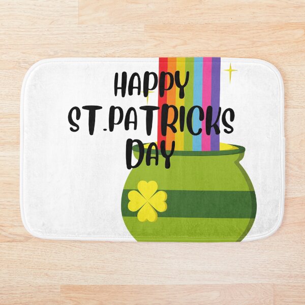 Item preview, Happy St.Patricks Day Rainbow gold designed and sold by LifeWords.