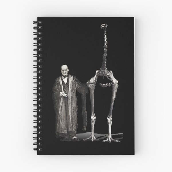 Item preview, Hombre con gigante prehistórico pájaro esqueleto designed and sold by MyxTees.