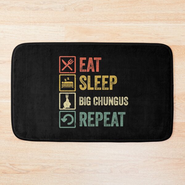 Item preview, Funny eat sleep big chungus repeat retro vintage designed and sold by HN-ART.