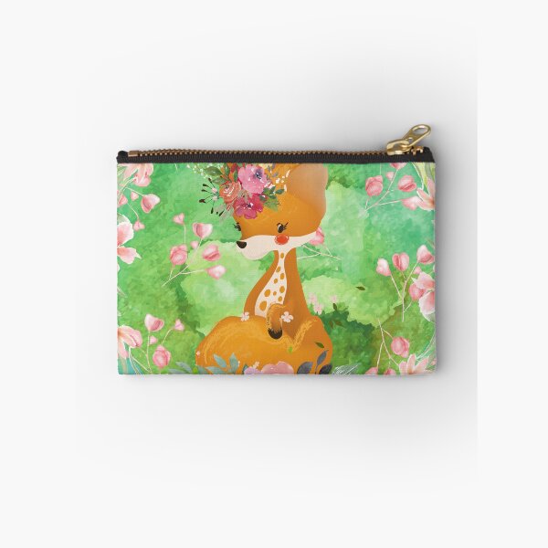 Item preview, Watercolor Floral Fox designed and sold by Lylabean22.