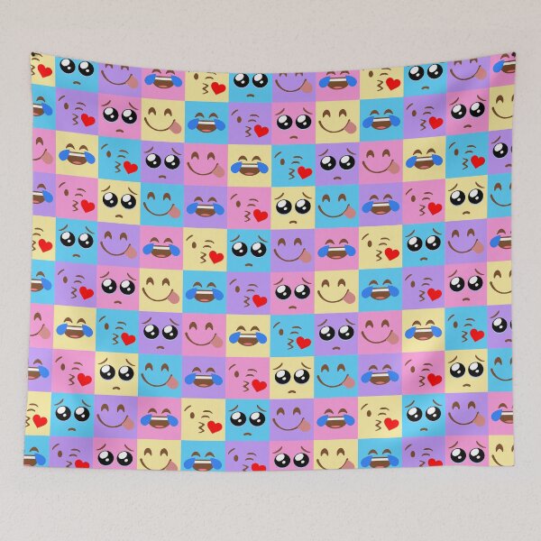 Item preview, Colorful Emoji Tiles designed and sold by RinozaRose.