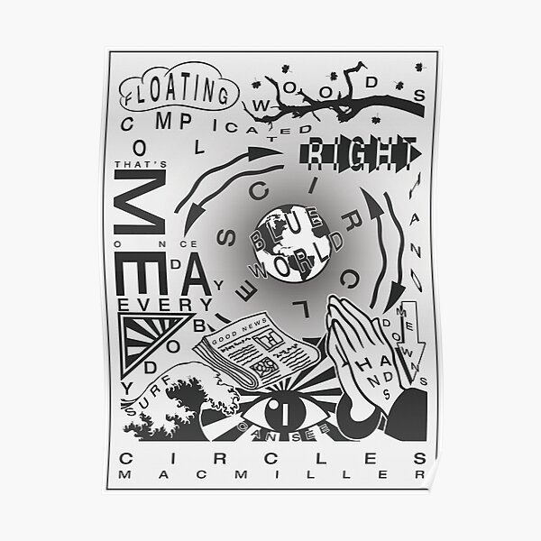 Affiche des cercles (Tracklist) - Mac Miller Poster