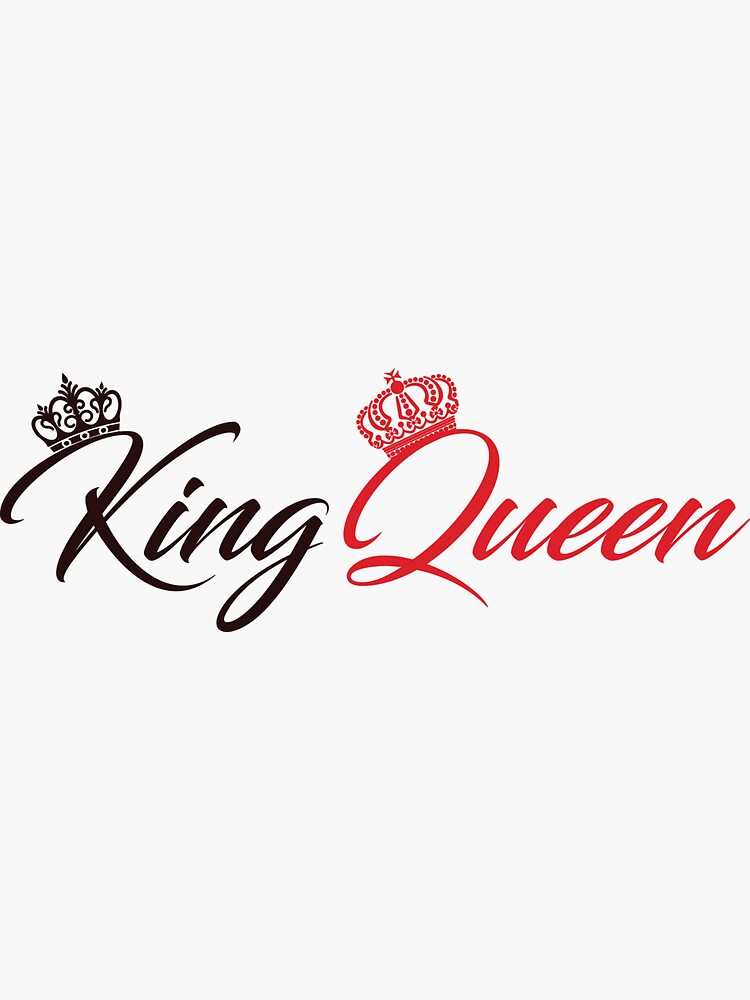 king and queen | Sticker