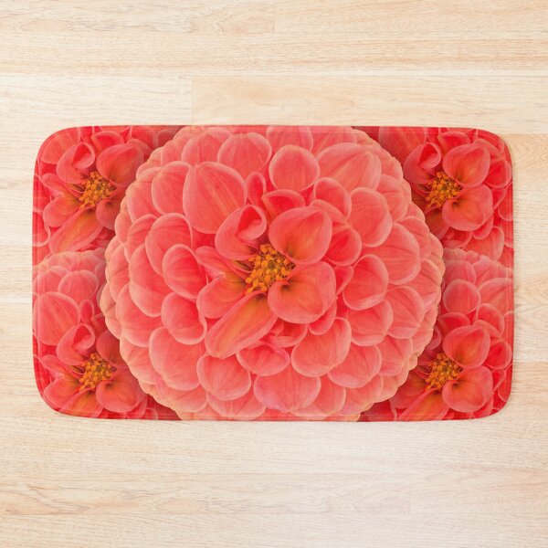 Item preview, Peach Dahlia Flower Still Life Floral Photography designed and sold by CottoVerdi.