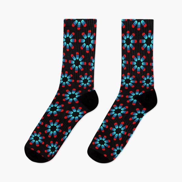 Item preview, SNOWFLAKE PATTERN. RED/BLACK/BLUE designed and sold by 5hertz.
