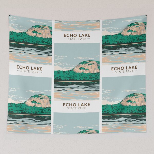 Item preview, Echo Lake State Park New Hampshire Vintage designed and sold by KrisSidDesigns.