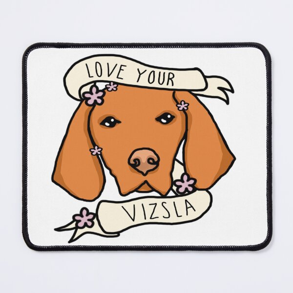 Item preview, Love Your Vizsla - with flowers designed and sold by LeeTheNerd.