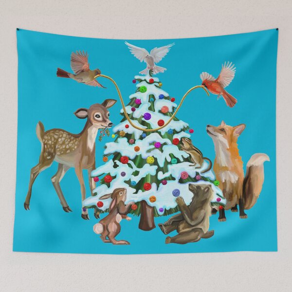 Item preview, Merry Christmas Woodland Creatures designed and sold by Deborah Camp.