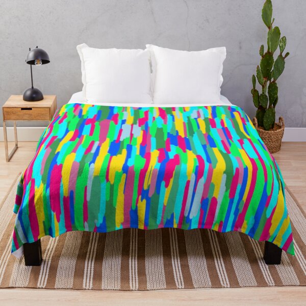 Item preview, Rainbow Color Drips Abstract Print designed and sold by DanielleGensler.