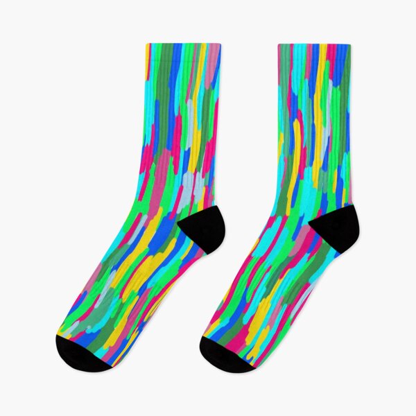 Item preview, Rainbow Color Drips Abstract Print designed and sold by DanielleGensler.