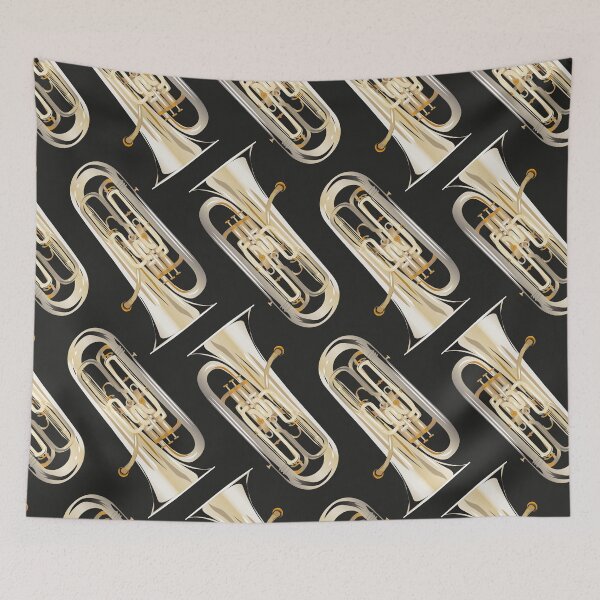 Item preview, Euphonium on black designed and sold by kobyakov.