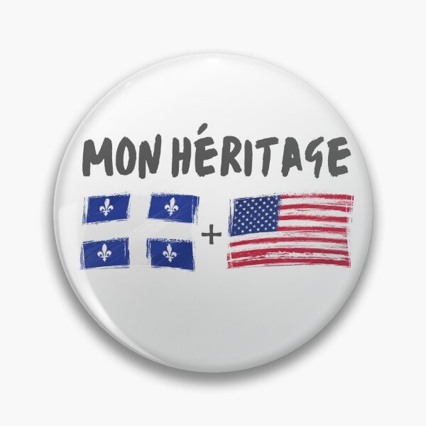 Item preview, Dual nationality, USA and Quebec, love my heritage designed and sold by Smileycreation.