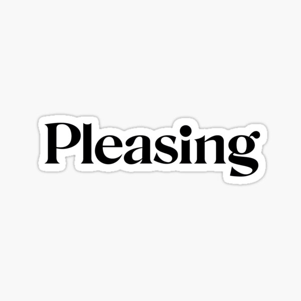 PLEASING BY HARRY STYLES Glossy Sticker