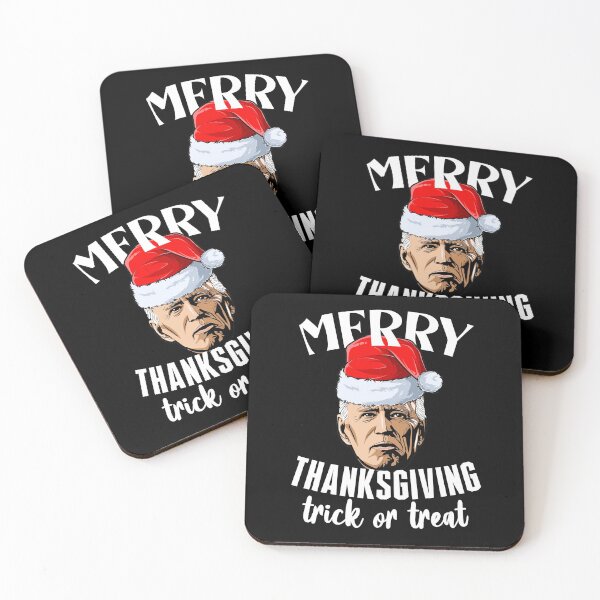 Item preview, Merry Thanksgiving Trick Or Treat Funny Joe Biden Christmas designed and sold by TeeServes.