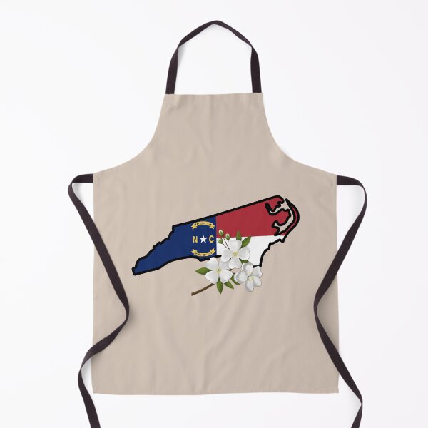 Item preview, State of North Carolina Flag with State Flower Flowering Dogwood designed and sold by Gsallicat.