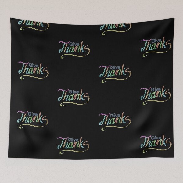 Item preview, Give Thanks Rainbow Colored designed and sold by Life Is Beautiful.
