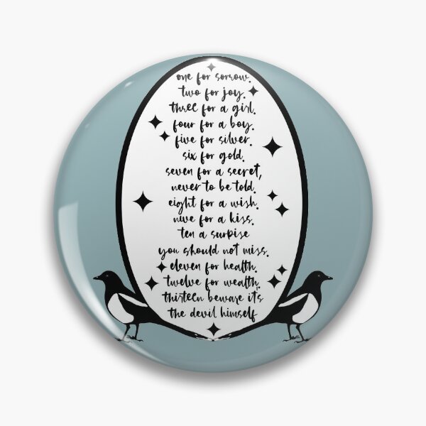 Item preview, 13 Magpies Poem  designed and sold by sandpiperstudio.