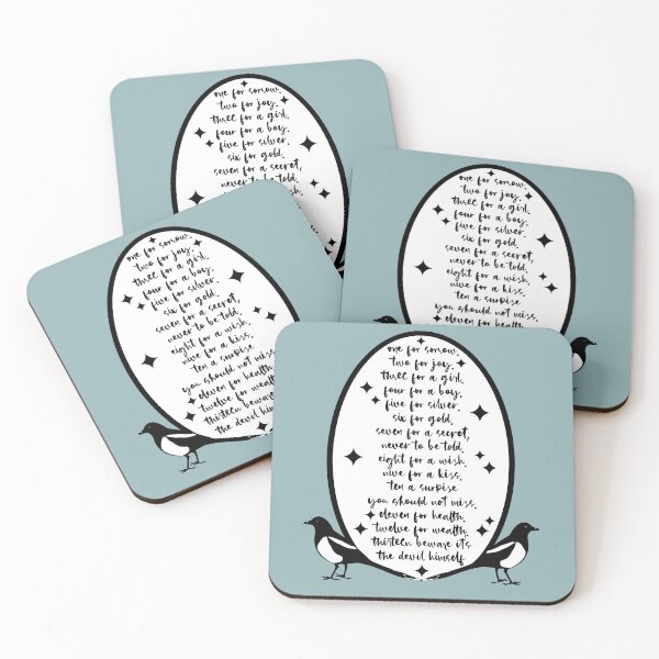 Item preview, 13 Magpies Poem  designed and sold by sandpiperstudio.