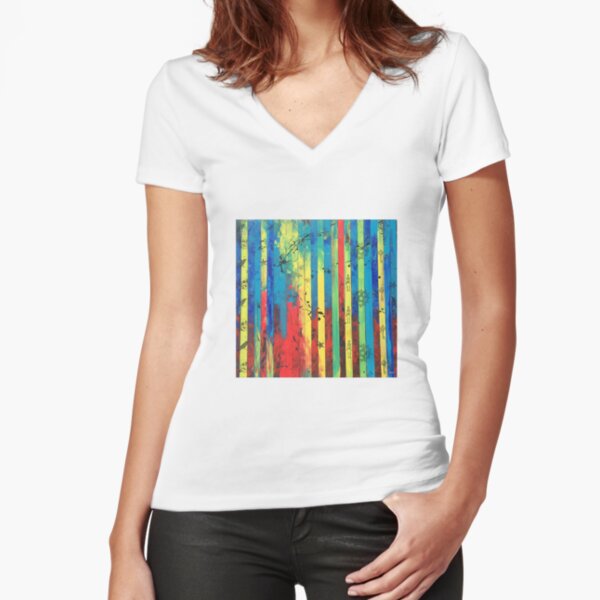 Prairie Fire Fitted V-Neck T-Shirt