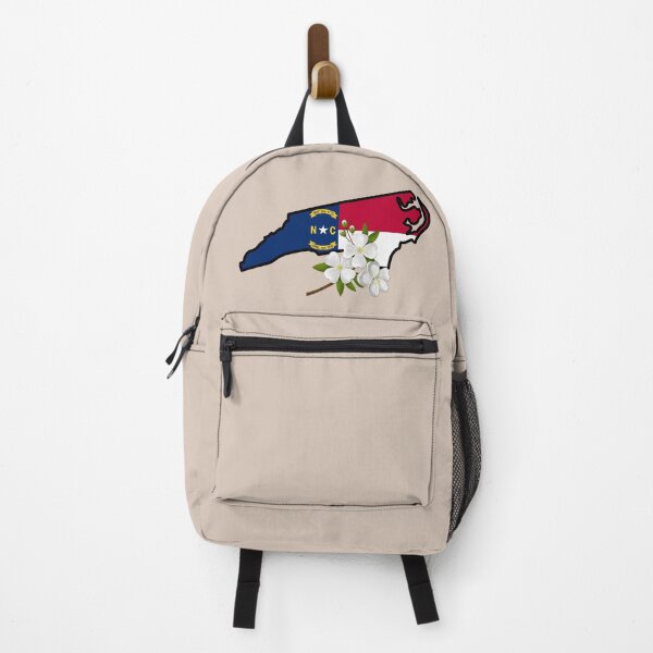 Item preview, State of North Carolina Flag with State Flower Flowering Dogwood designed and sold by Gsallicat.