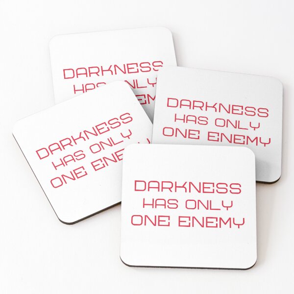 Item preview, DARKNESS HAS ONLY ONE ENEMY designed and sold by Ethos Bubbles.
