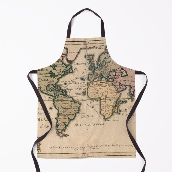 Item preview, Map of the World (Mappe-Monde) in 1714 designed and sold by ganje.