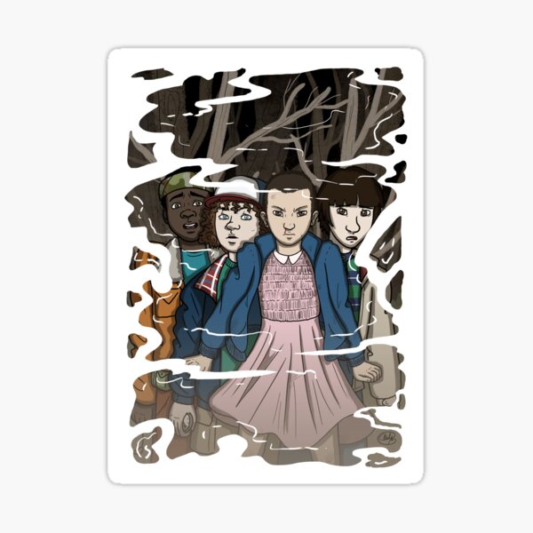 stranger things Sticker