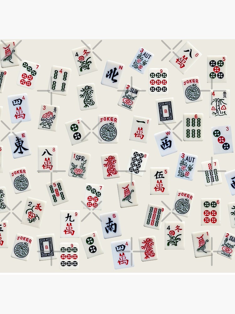 Mahjong game tiles design by ZinaStromberg