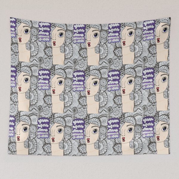 Item preview, 5 sos zentangle ''she looks so perfect" designed and sold by Aysha121.