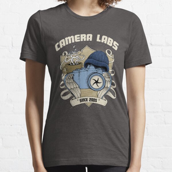 Cameralabs Photography Crest (Camera, Coffee, Beanie) Essential T-Shirt