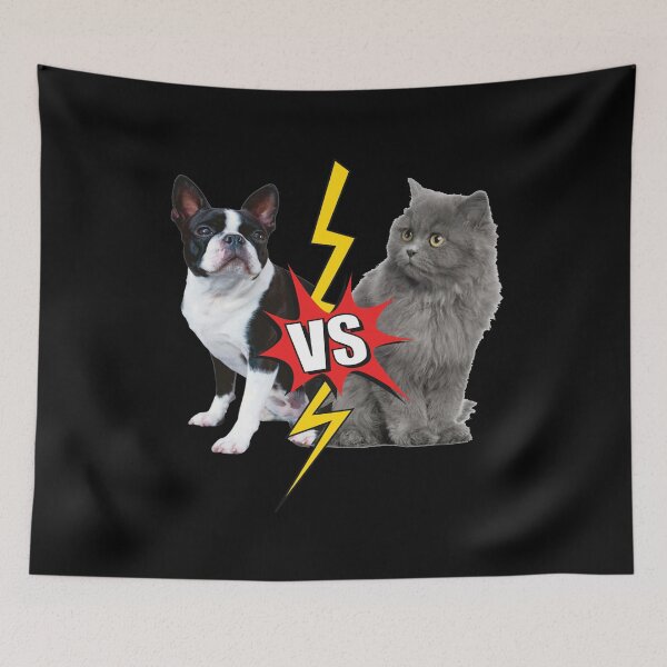 Item preview, dog versus cat designed and sold by Made-By-Art.